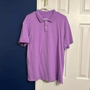 Vineyard Vines purple polo in Large.